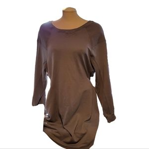 FOREVER21 Longsleeve Dress Open Back Waist light purple Large